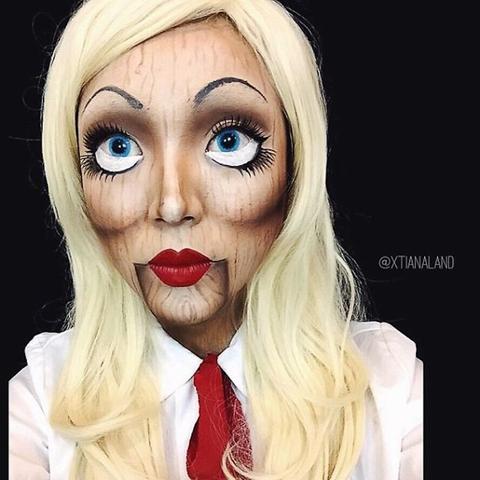 - (Make-Up, Halloween, Horrorpuppe)
