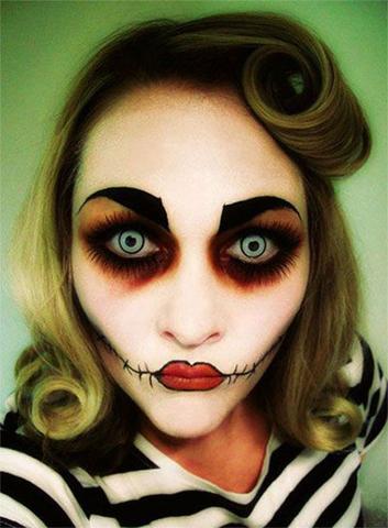 - (Make-Up, Halloween, Horrorpuppe)