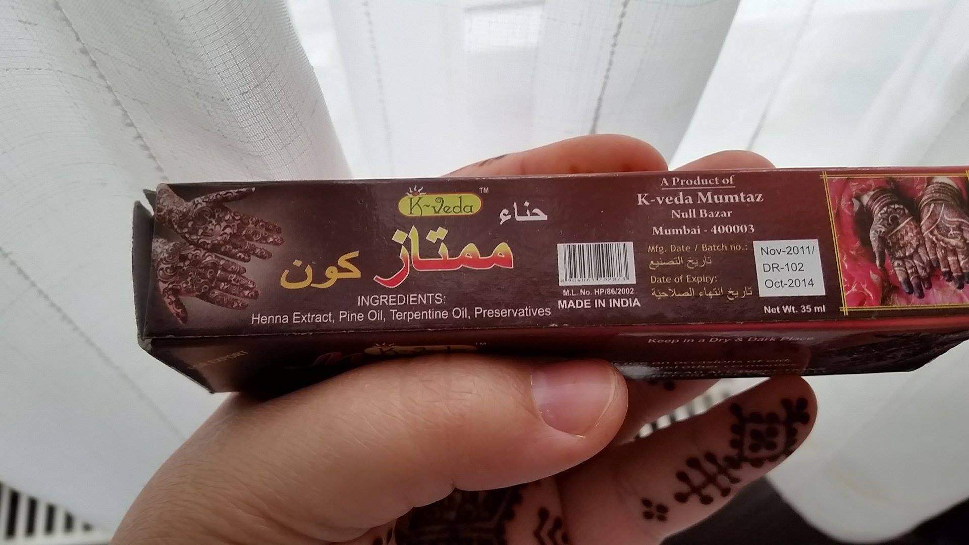 Wo henna paste/farbe für die haut kaufen?