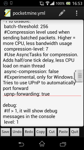false zu true - (Server, pocketmine)