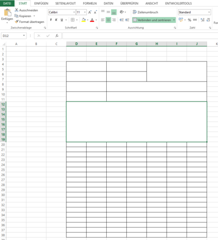 Wie Kann Ich Im Excel Die Spalten Und Zeilen Verschieden Gross Machen Pc