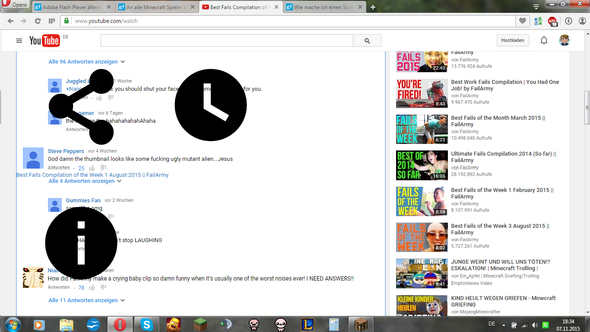 - (Youtube, Anzeige, Adobe)