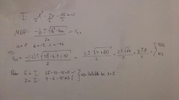 - (Schule, Arbeit, Mathe)