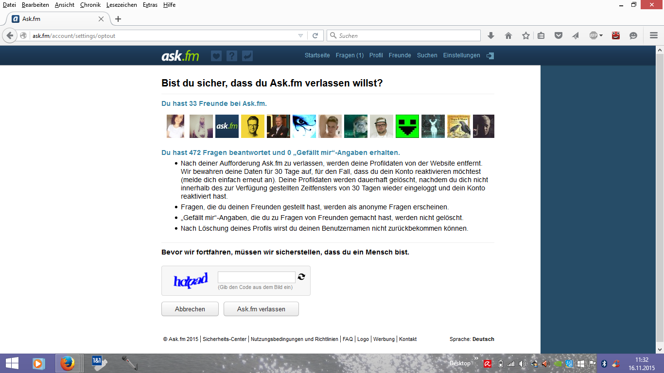 Wie Löscht Man Seinen Ask Account