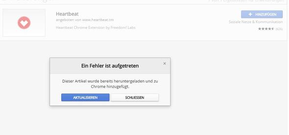 Das ist die fehler meldung - (Installation, hearbeat)