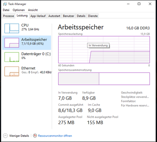 Bild für leistung - (Internet, Download, Steam)
