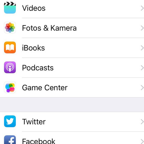 Hier ist der Abtrennungsstrich... Das ist keine fehlende App - (Apple, Virus, iPad)