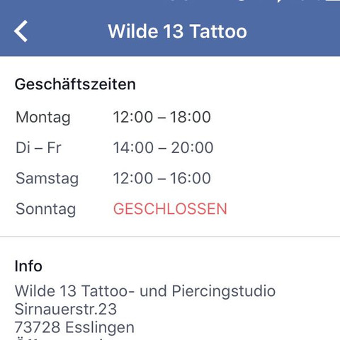 Facebook  - (Piercing, Tattoo)