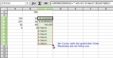  - (Funktion, OpenOffice, Calc)