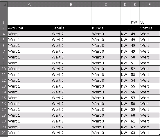 Tabelle - (Computer, Microsoft Excel, Office)