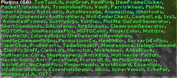 Diese hier - (Minecraft, Plugin)