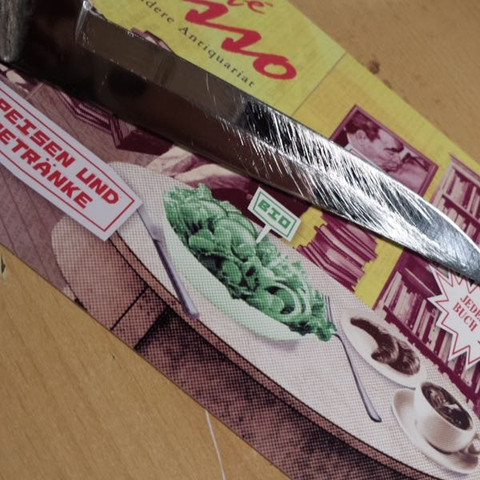 Vorher - (Messer, polieren, kratzer weg)