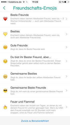 Neue Zeichen Bei Snapchat Handy Internet Smartphone