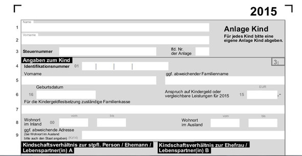 Identifikationsnr. - (Finanzamt, Steuererklärung, Kindergeld)