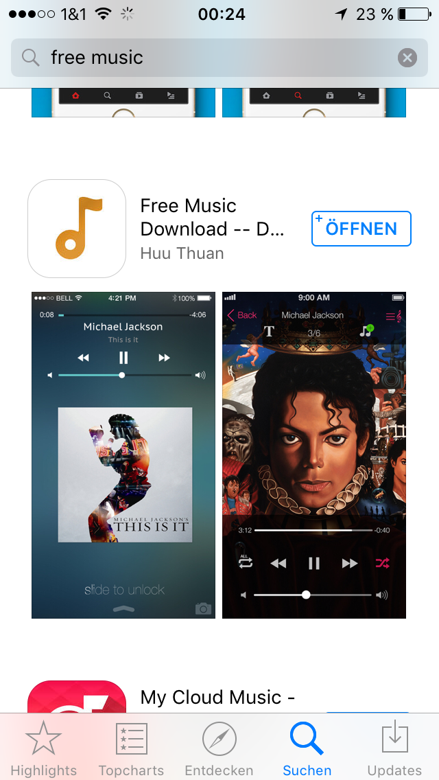 Musik kostenlos auf Iphone laden? (Handy, Apple, App)