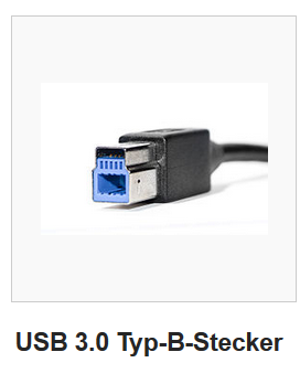 USB. 3.0 B Stecker Standart - (USB, Speicher, externe Festplatte)