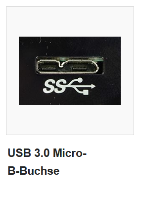 USB 3.0 Micro-B-Buchse - (USB, Speicher, externe Festplatte)