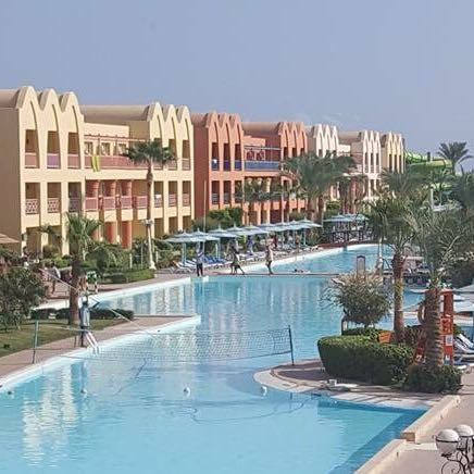 Teil der Pool Anlage - (Urlaub, Hotel, Ägypten)