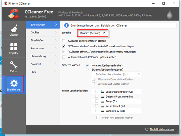 Wiederherstellungspunkte löschen - (Windows, Festplatte, Speicher)