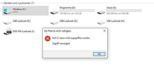 Bild 3 - (Rechte, Windows 10, Admin)