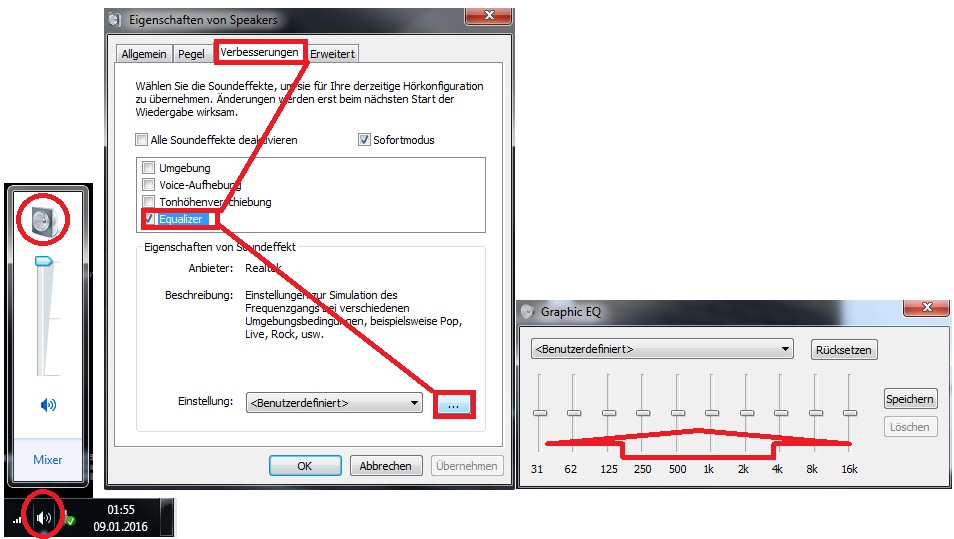 Windows Lautstärke mehr als 100% erhöhen? (Computer, PC, Sound)