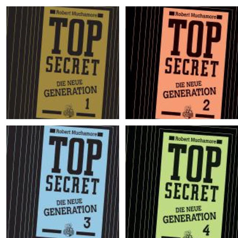 Die vier bis jetzt erschienenen Bücher der zweiten Staffel - (Buch, Top Secret, Cherub)
