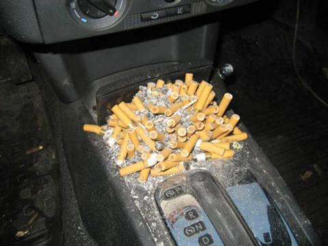 Du rauchst zu viel! - (Auto, Rauchen)