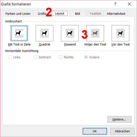 Wieso Kann Ich Das Bild In Word Nicht In Den Hintergrund Setzen Computer Windows Bilder