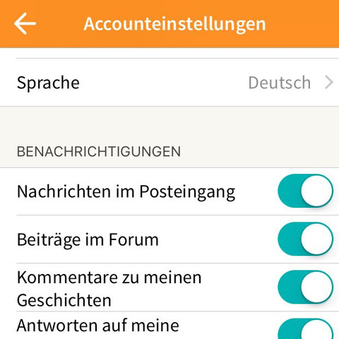 Bei der app - (iPhone, Wattpaf)