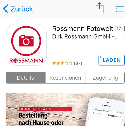 Wie Kann Ich Fotos Ausdrucken Iphone Foto Rossmann