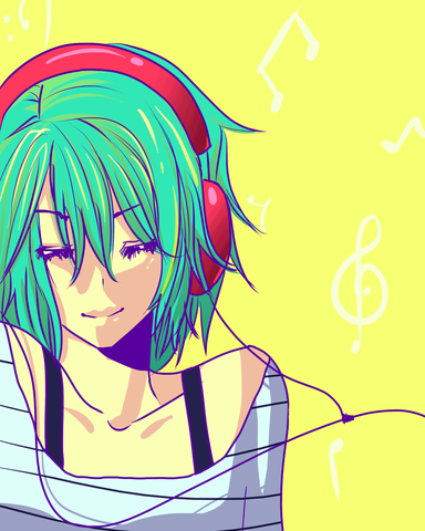 Headphones - (Anime, Manga, Kunst)