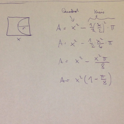 Was heißt In Abhängigkeit von x (Mathe)? (Schule, Mathematik, lernen)