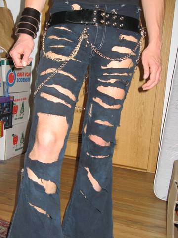 torn jeans  - (Mode, Jeans)