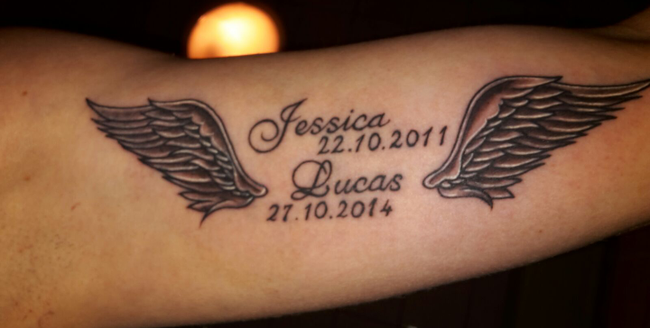 Was passt alles zu Engelsflügel? (Tattoo)