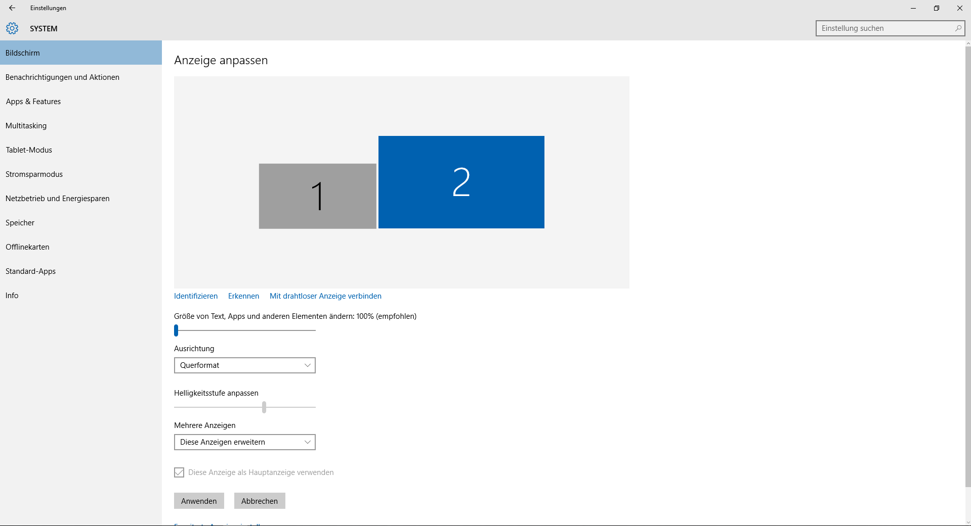 Windows 10 Bildschirm wird falsch erweitert? (Monitor, erweitern)