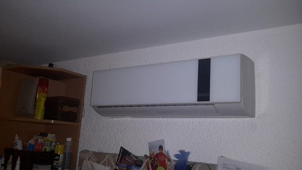 Die 1. DIMSTAL Klimaanlage im Wohnzimmer  - (Klimaanlage, Dimstal)