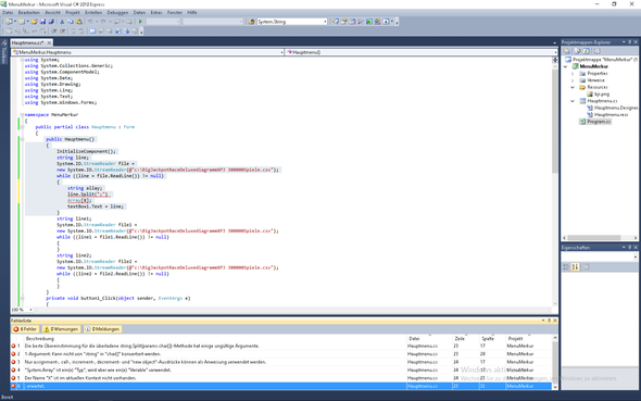 - (Programmiersprache, CSharp, Microsoft C)