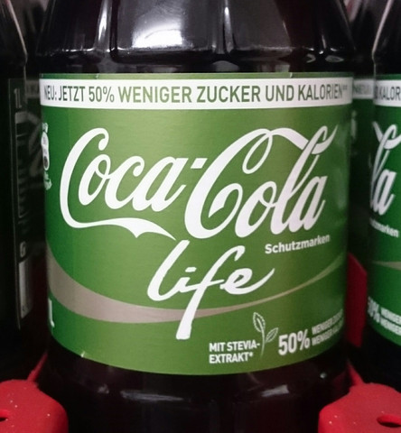 Neue Coke Life 50% Zucker - (Getränke, Supermarkt)