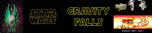 star wars - (Fan, Gravity Falls)