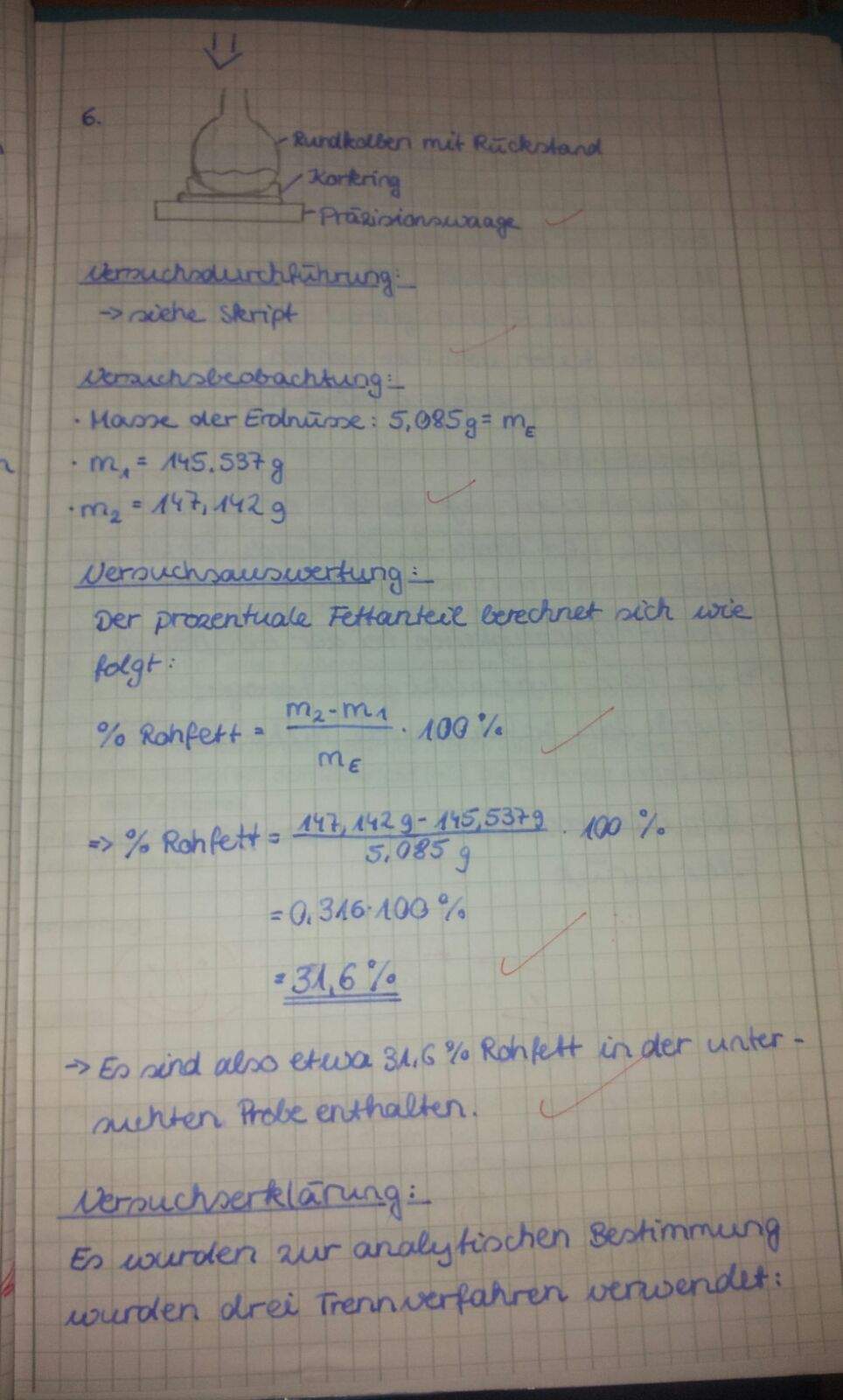 Wie schreibt man ein richtiges Protokoll in Chemie? (Schule