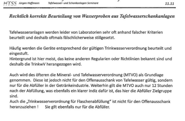 Verbraucherschutz 4 - (Firma, Sauberes Trinkwasser)
