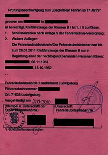 BF17 Erlaubnis - (Führerschein, Roller, autoführerschein)