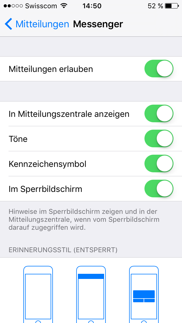 Was Bedeuten Die Häkchen Bei Facebook Messenger Chatsymbole bei Facebook Messenger einstellen? (Technik, Smartphone, Apple)