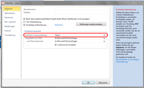 Wie verknüpft man Citavi mit Word? (Schule, Internet ...