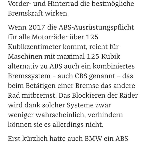 ABS Ausrüstungspflicht 2017 - (Motorrad, Unfall, Yamaha)