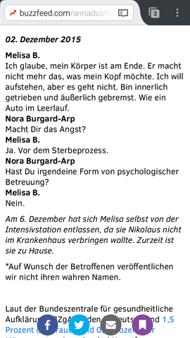chat verlauf Melisa B. - (Gesundheit, Youtube, essen)
