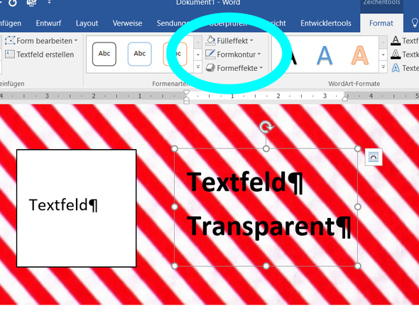 Textfeld - (Microsoft Word)