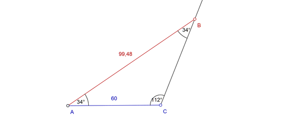 Zeichnung - (Mathe, sinussatz)