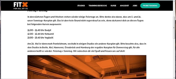 fitx osnabrück