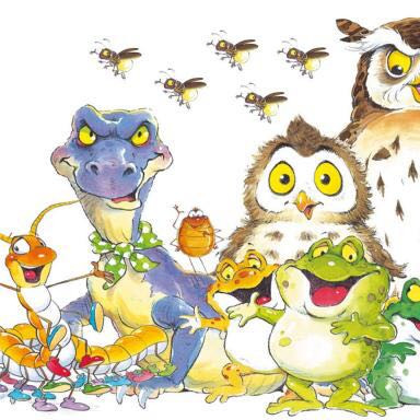 Uhu10 - (Kinderserie, Komodowaran)